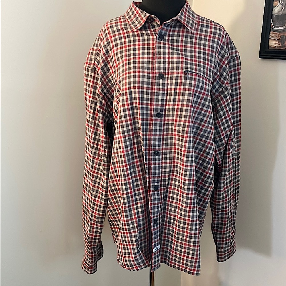 The North Face cotton button down-XL